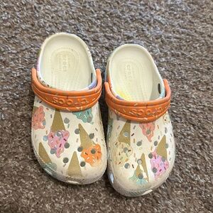 Ice Cream Toddler Crocs